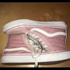 Light pink Vans. Only worn 5 times